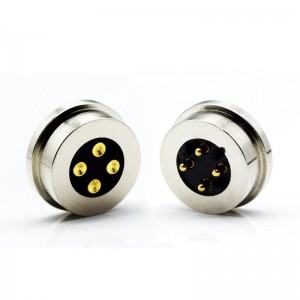 2pin/3pin/4pin/5pin/6pin Magnetic male & female pogo pin connector for LED