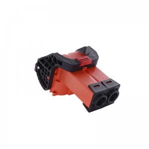 200A/3000V 2 pin DC High Voltage Connector Elbow Plug