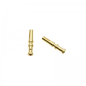 Brass plug & sockets pins---Crimp ending