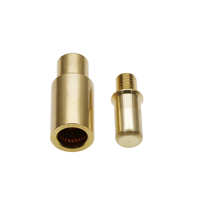 Brass plug & sockets pins---Screw ending