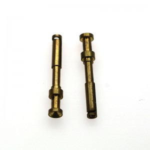 Armature spring pin and socket